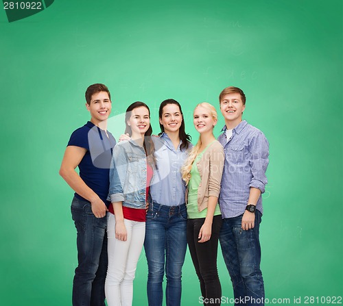 Image of group of smiling students standing