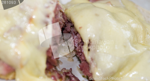 Image of corn beef reuben sandwich