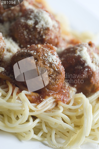 Image of meatballs and spaghetti classic