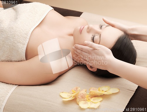 Image of asian woman in spa