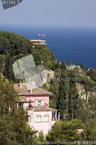 Image of landscape view taormina sicily