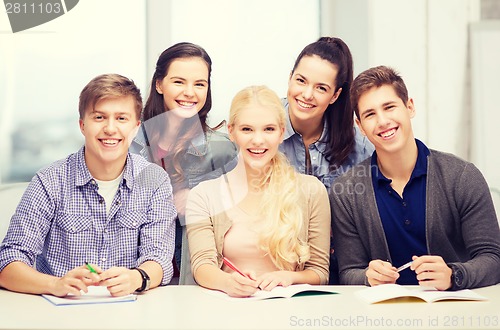 Image of students having fun at school