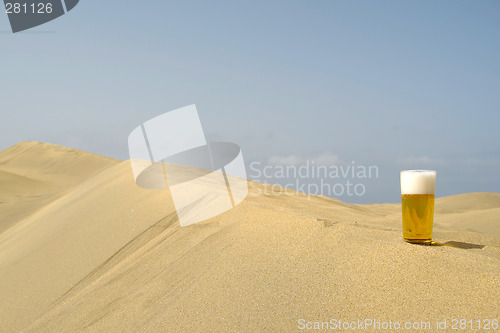 Image of Beer in desert