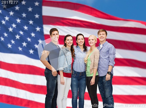 Image of group of smiling students standing