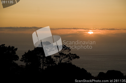 Image of Sunset over Cape Town