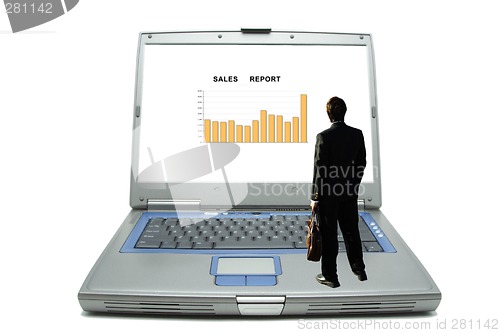 Image of Working businessman
