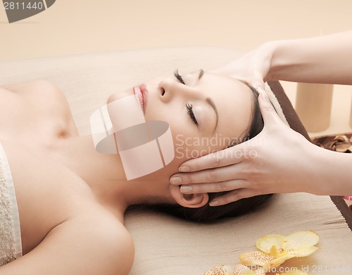 Image of asian woman in spa