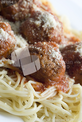 Image of meatballs and spaghetti classic