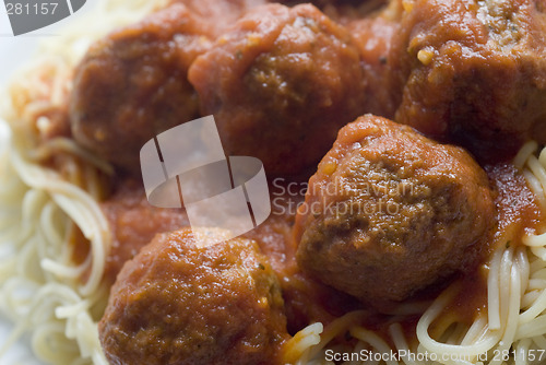 Image of meatballs and spaghetti classic