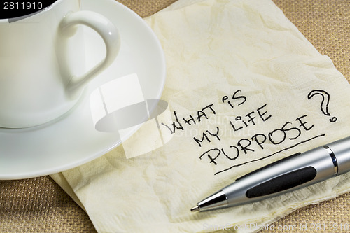 Image of What is my life purpose question