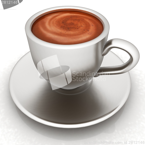 Image of Coffee cup on saucer