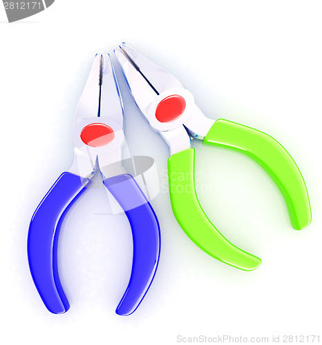 Image of colorful pliers to work