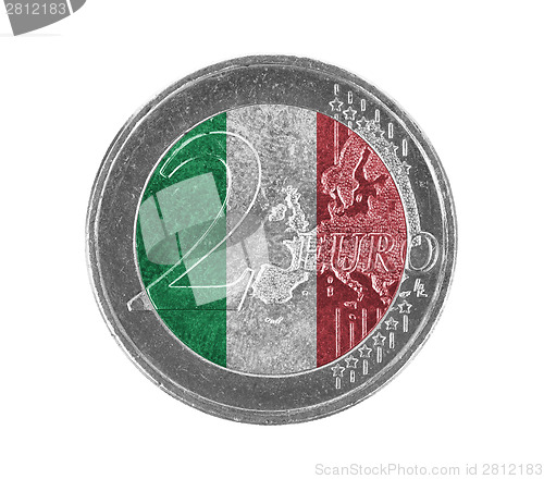 Image of Euro coin, 2 euro