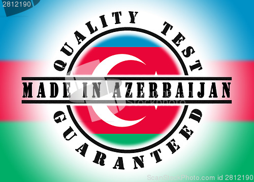 Image of Quality test guaranteed stamp 