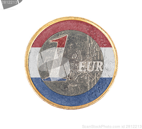 Image of Euro coin, 1 euro