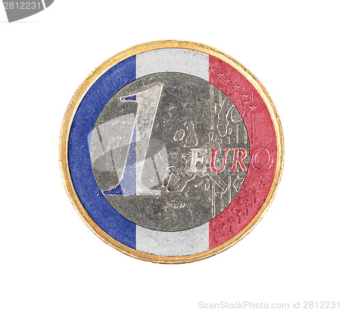 Image of Euro coin, 1 euro