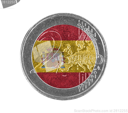 Image of Euro coin, 2 euro