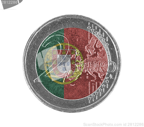 Image of Euro coin, 2 euro