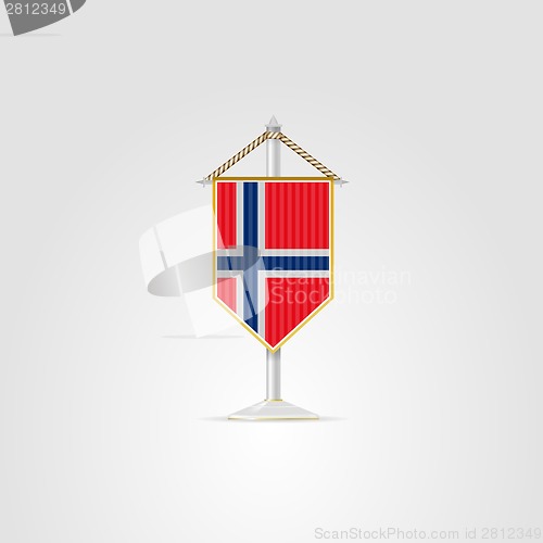 Image of Illustration of national symbols of European countries. Norway.