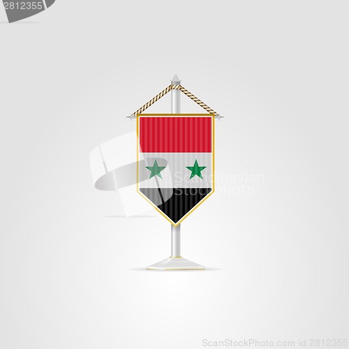 Image of Illustration of national symbols of Asian countries. Syria.