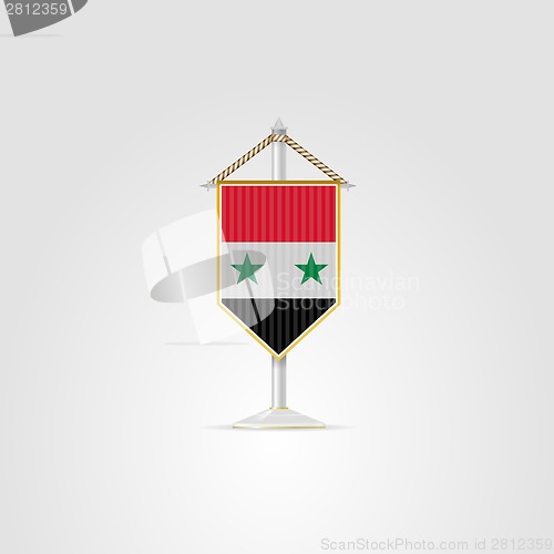 Image of Illustration of national symbols of Asian countries. Syria.