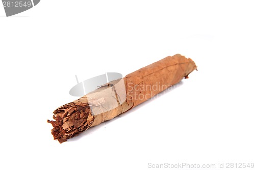 Image of old brown cigar 