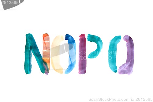 Image of hand painted alphabet 
