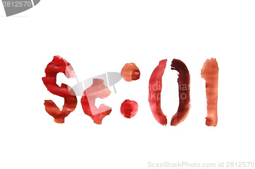 Image of hand painted alphabet 