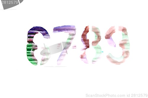 Image of hand painted alphabet 