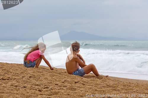 Image of Children on the beach