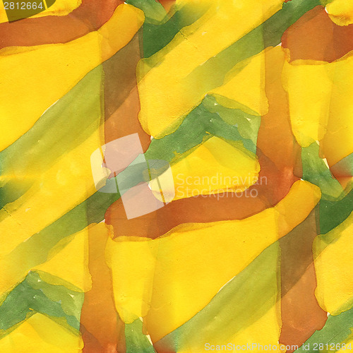 Image of america ancient brown, yellow, green ornament drawing usa colorf