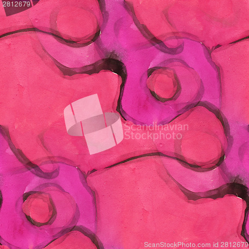 Image of america ancient purple, pink ornament drawing usa colorful patte