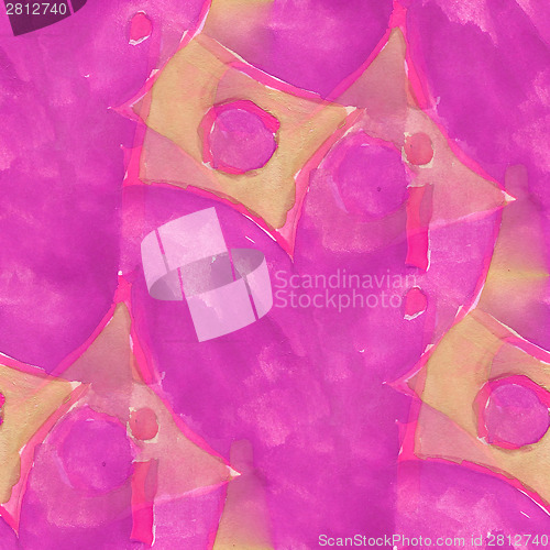 Image of america ancient ornament purple, gray drawing colorful pattern w