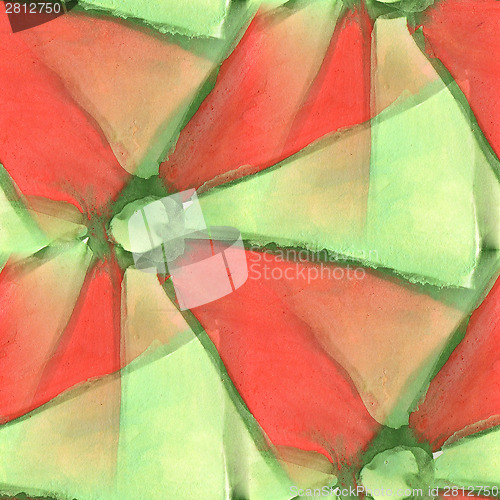Image of america ancient ornament drawing usa colorful green, red pattern
