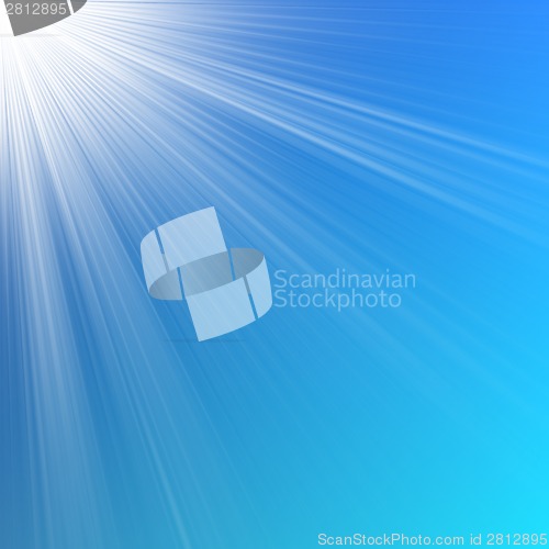 Image of Blue color design with a burst. EPS 10