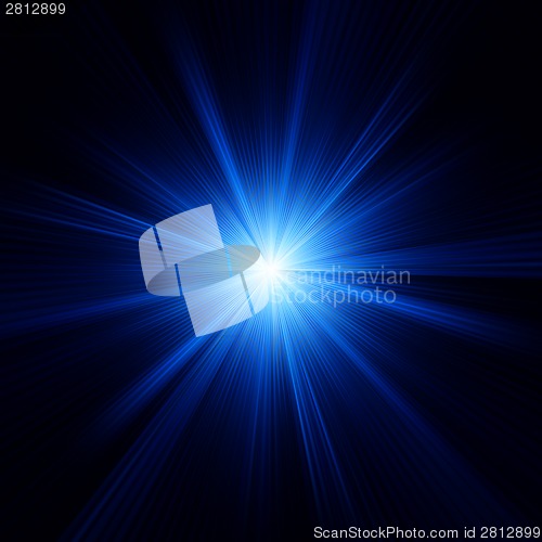 Image of Blue color design with a burst. EPS 10