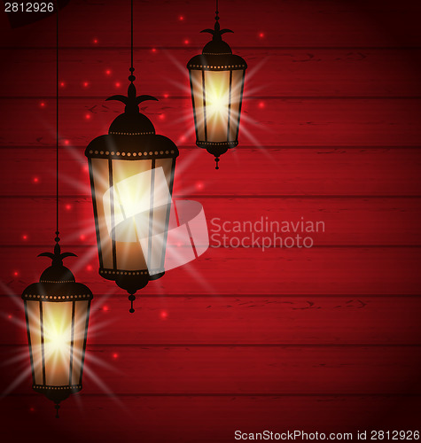 Image of Arabic lamps for holy month of muslim community