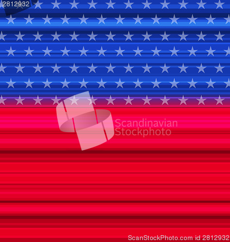 Image of Abstract American Flag for happy 4th of july