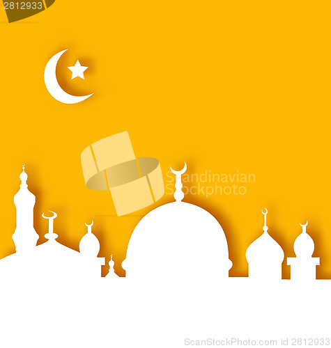 Image of Islamic architecture background, Ramadan Kareem