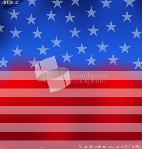 Image of Abstract American Flag for 4th of July