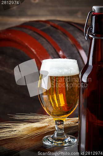 Image of Fresh foamy beer