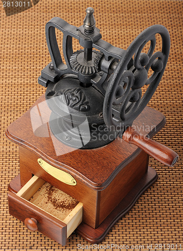 Image of Antique coffee mill