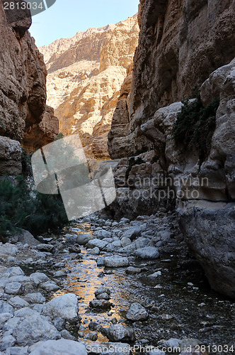 Image of Mountains and water in the Ein Gedi nature reserve 