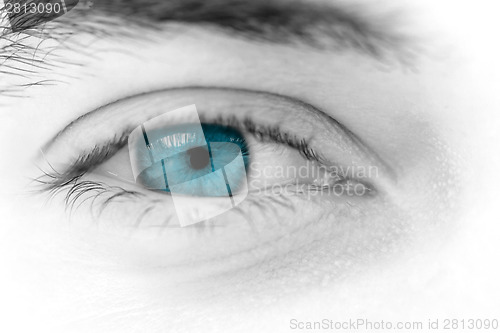 Image of Young man's eyes