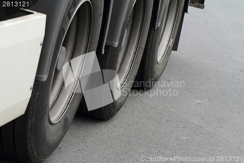 Image of Truck's wheels