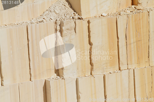 Image of White marble quarry