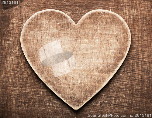 Image of Wooden heart