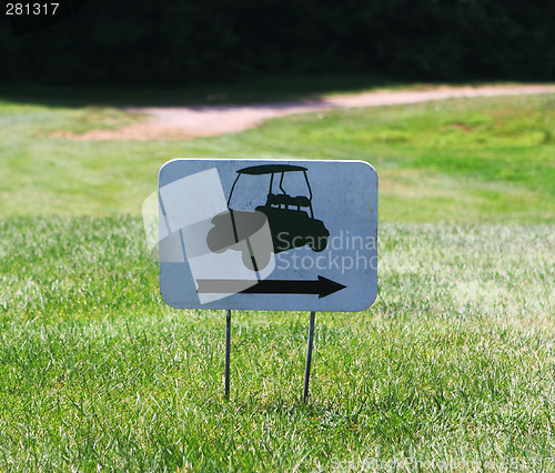 Image of On the golf course