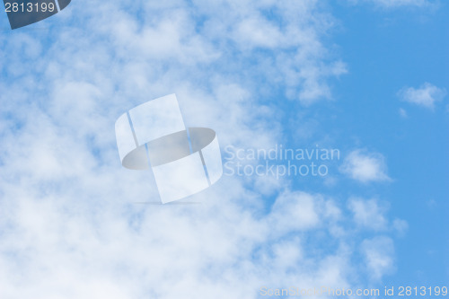 Image of Blue sky and clouds