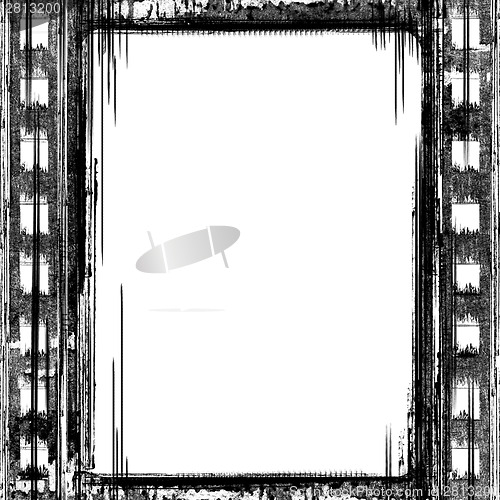 Image of grunge film frame